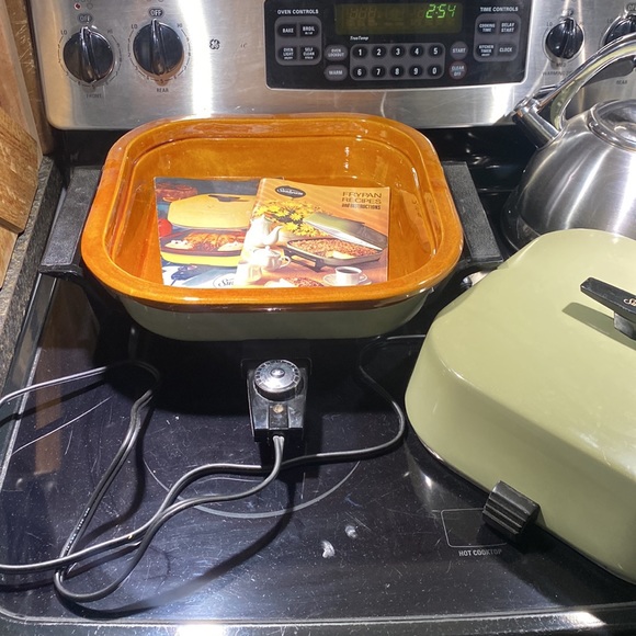 vintage sunbeam electric frying pan